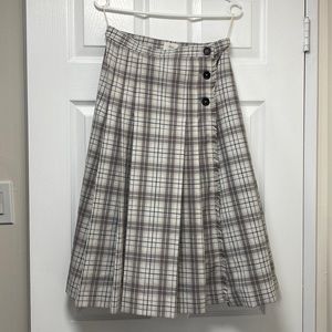 Aritzia Wilfred Trissy Check Skirt size 6 #73680